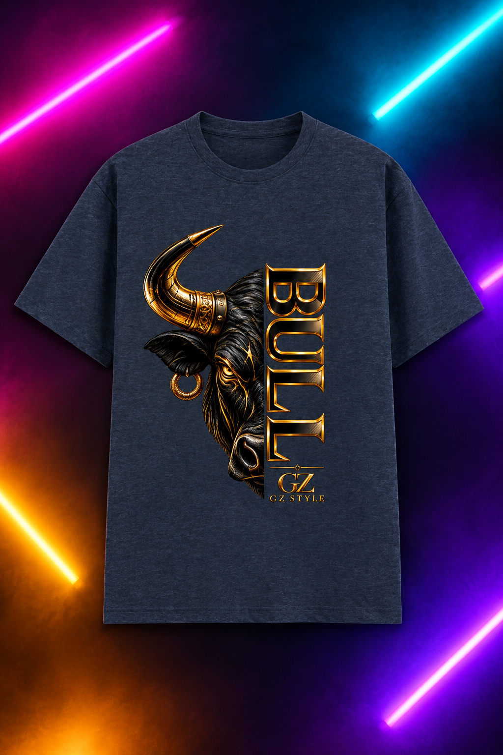 Navy Melange design
