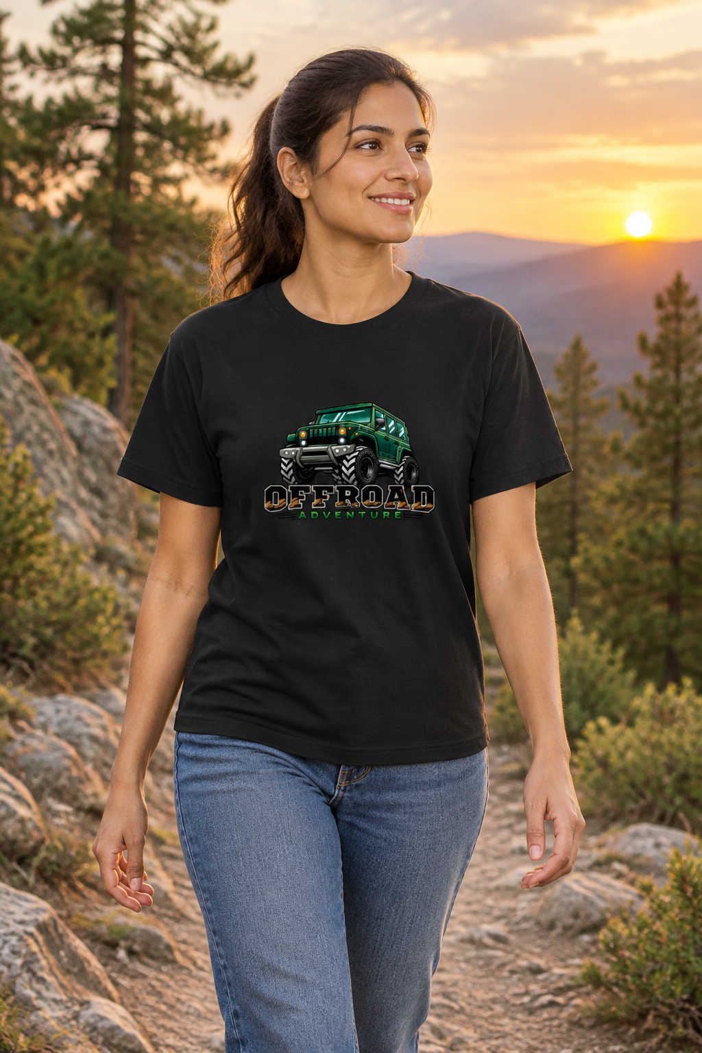 OFF ROAD Black female model
