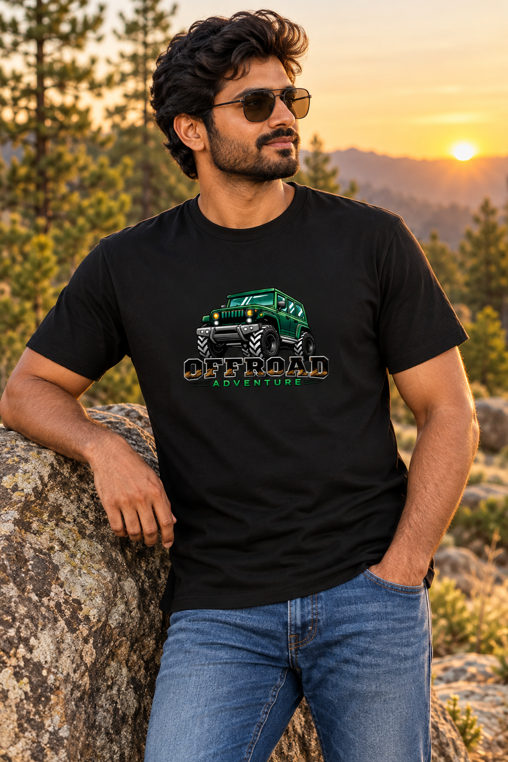 OFF ROAD Black male model
