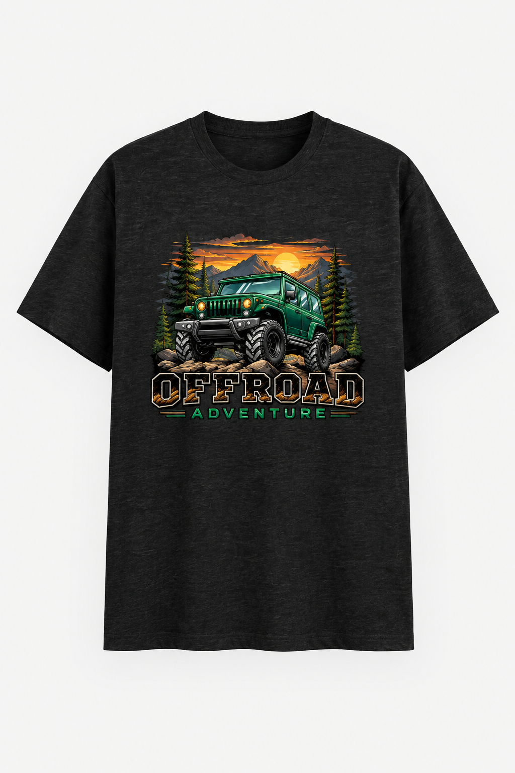 OFF ROAD Black Melange mockup