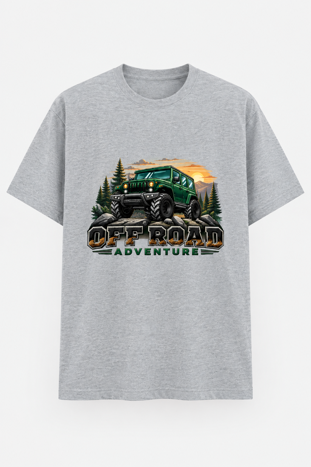 OFF ROAD Grey Melange mockup