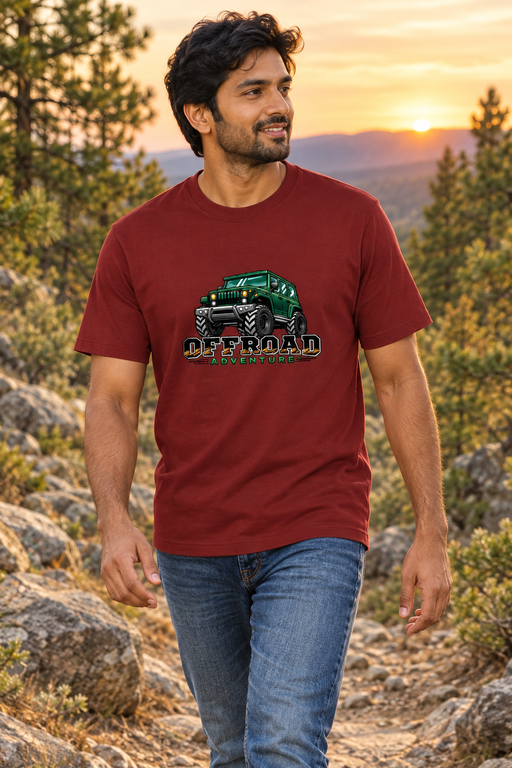 OFF ROAD Red male model