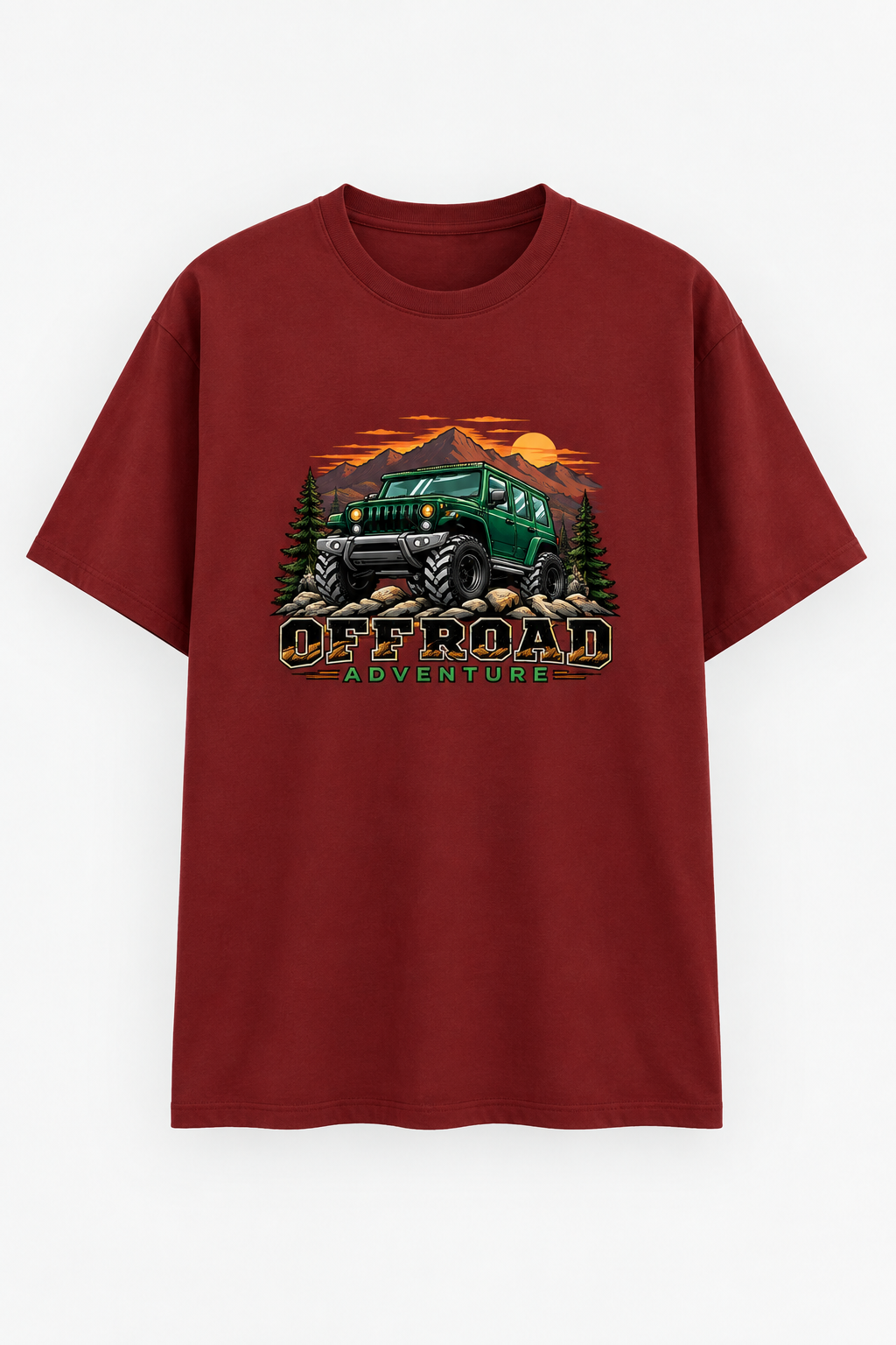 OFF ROAD Red mockup