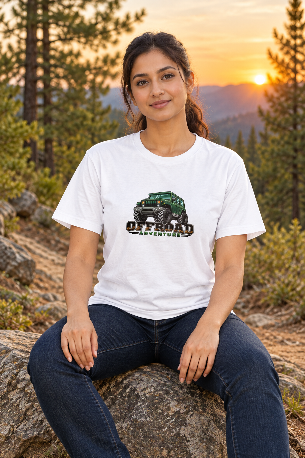 OFF ROAD White female model