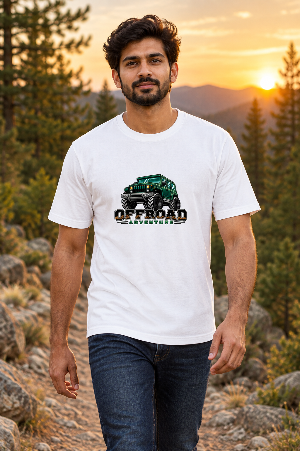 OFF ROAD White male model