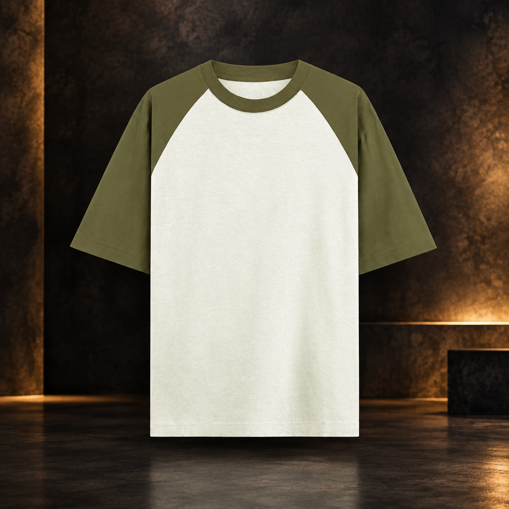 Olive Green off white design-first preview