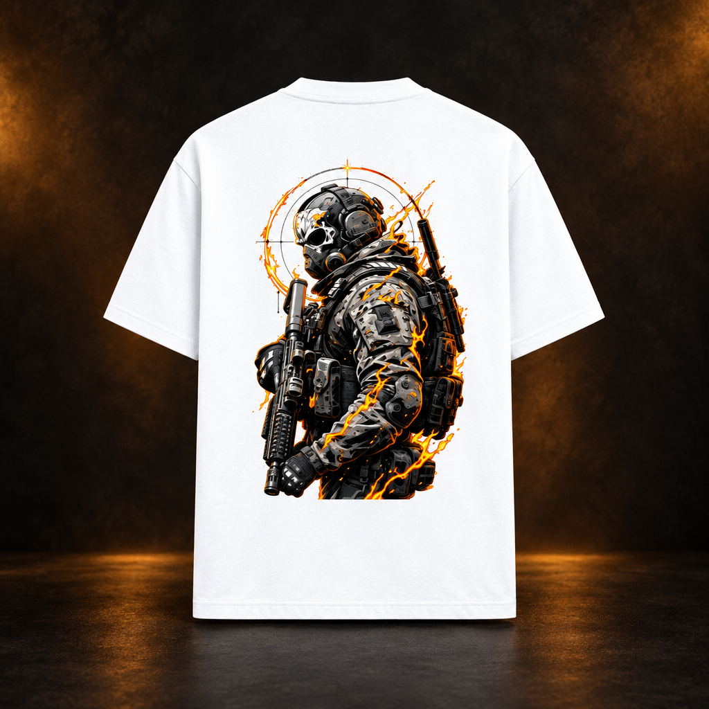 On Duty White back design-first preview