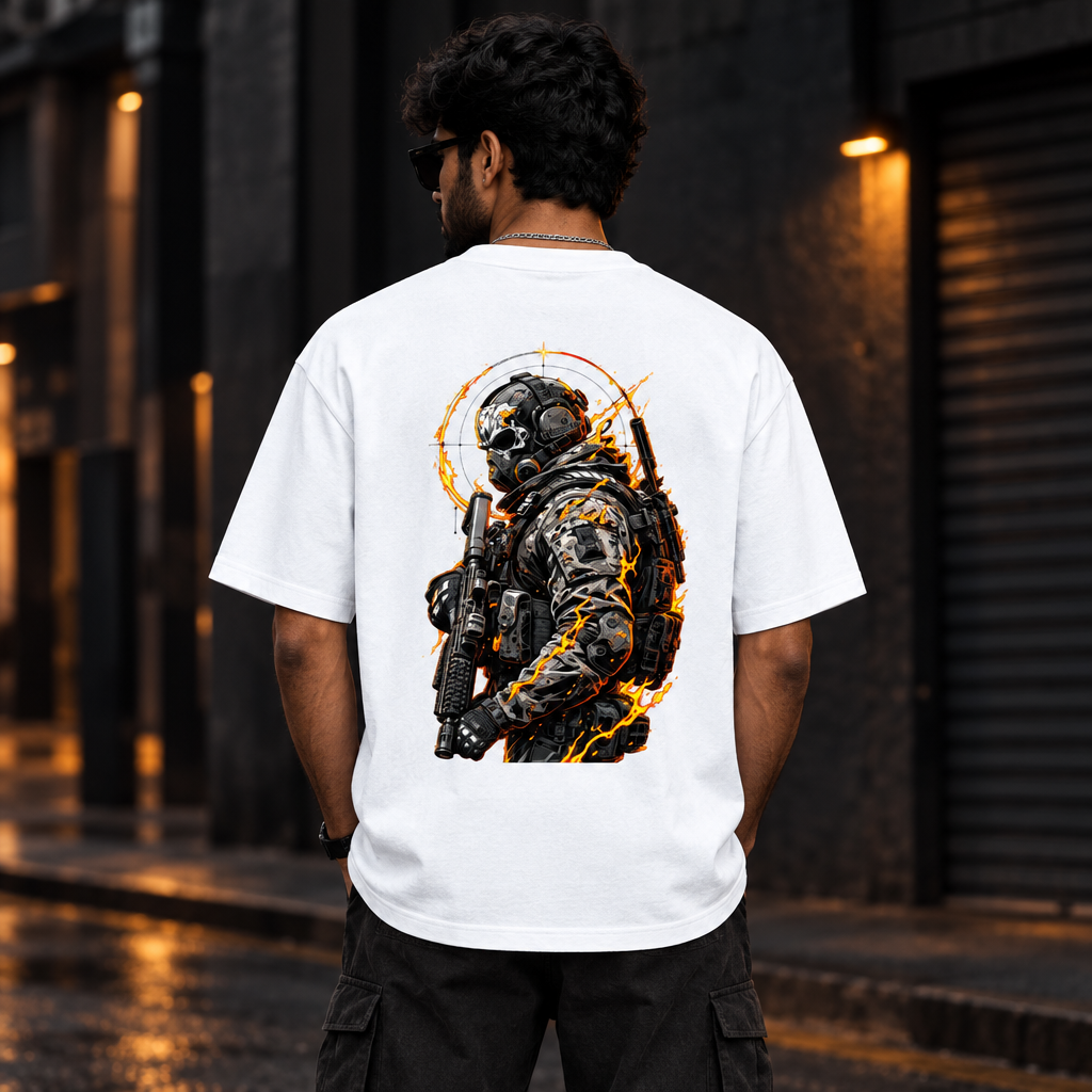 On Duty White back model preview