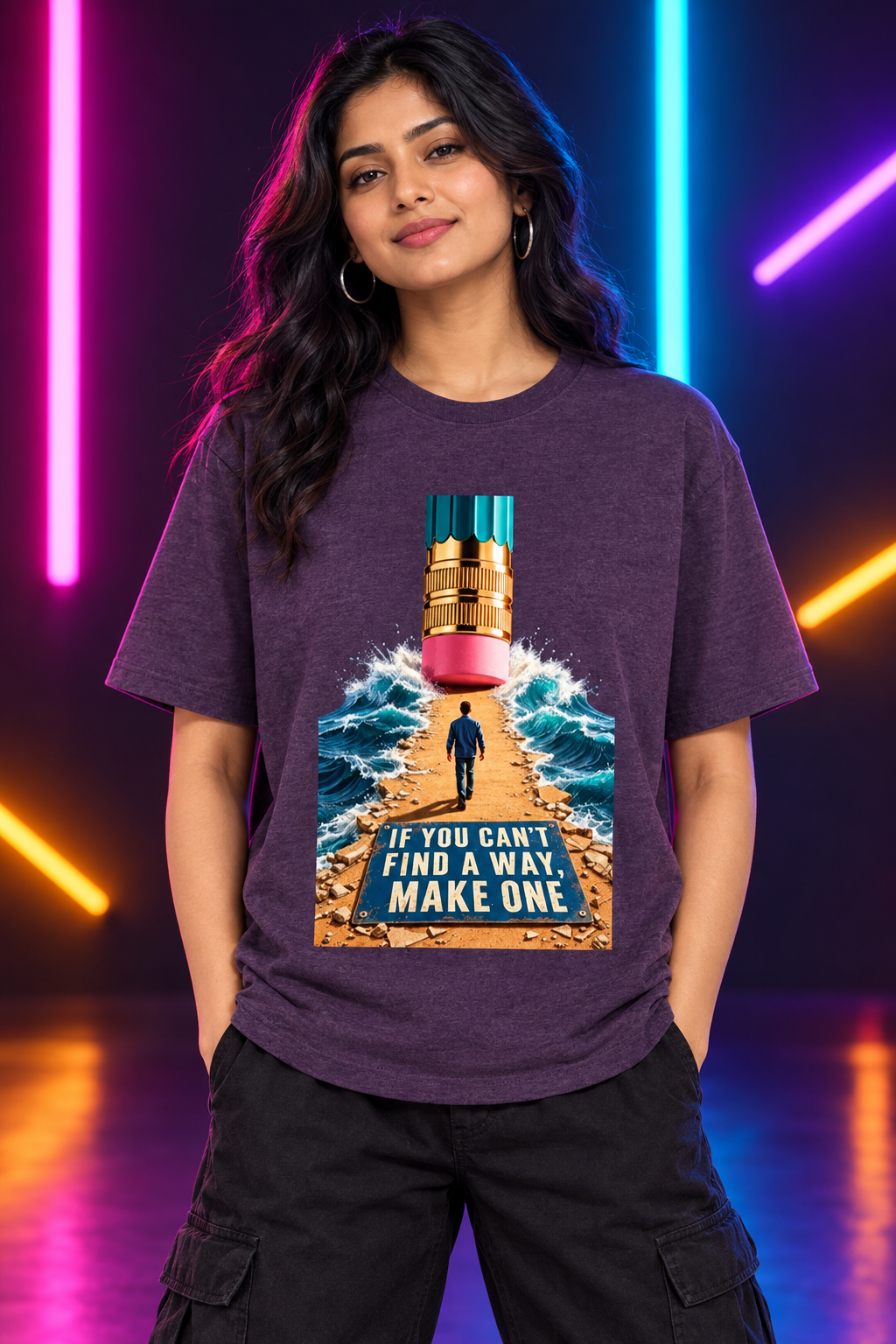 Purple Melange model