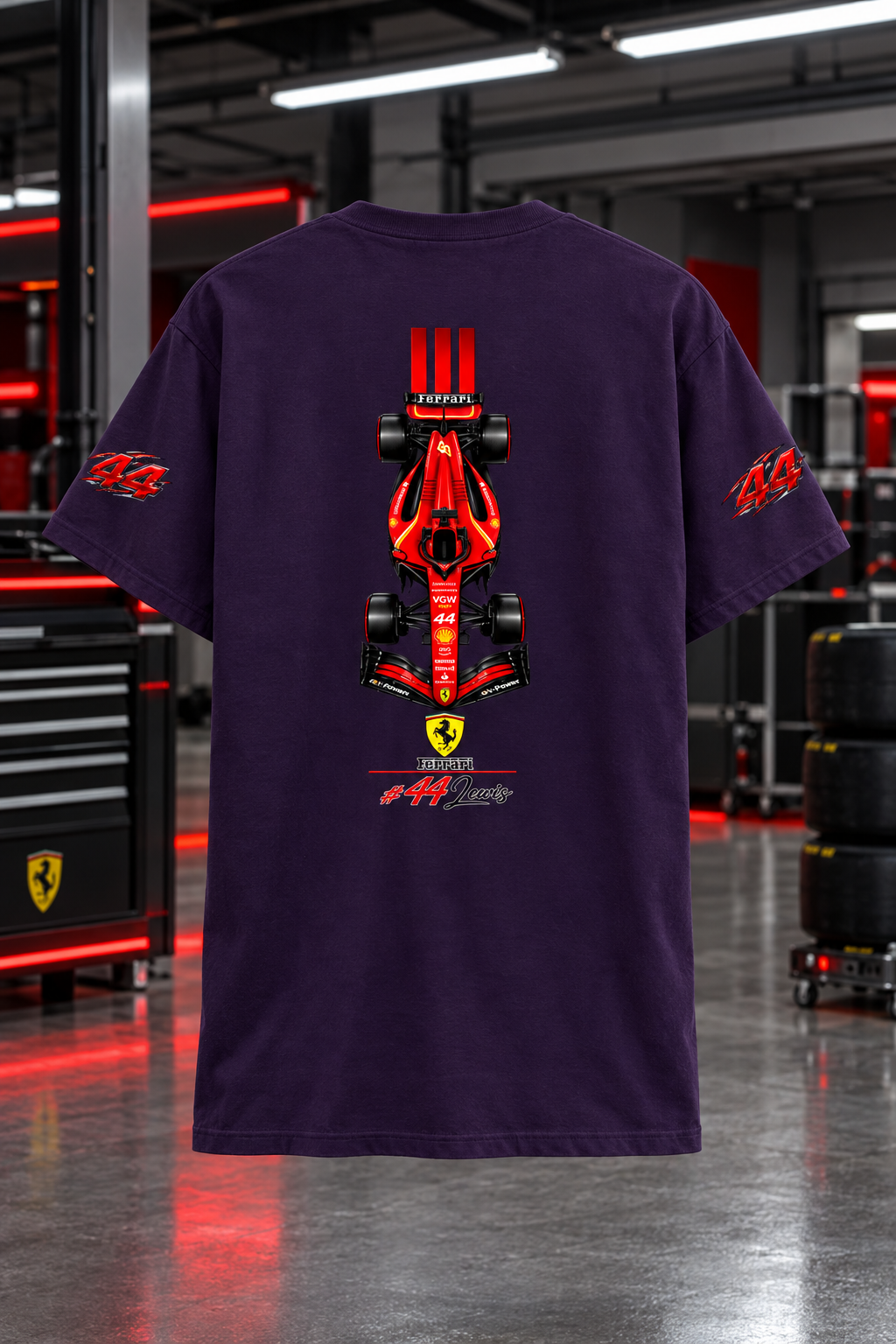 Purple mockup back