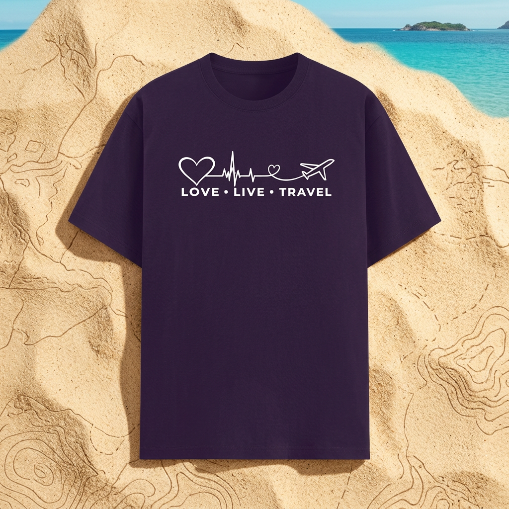 Purple travel design preview