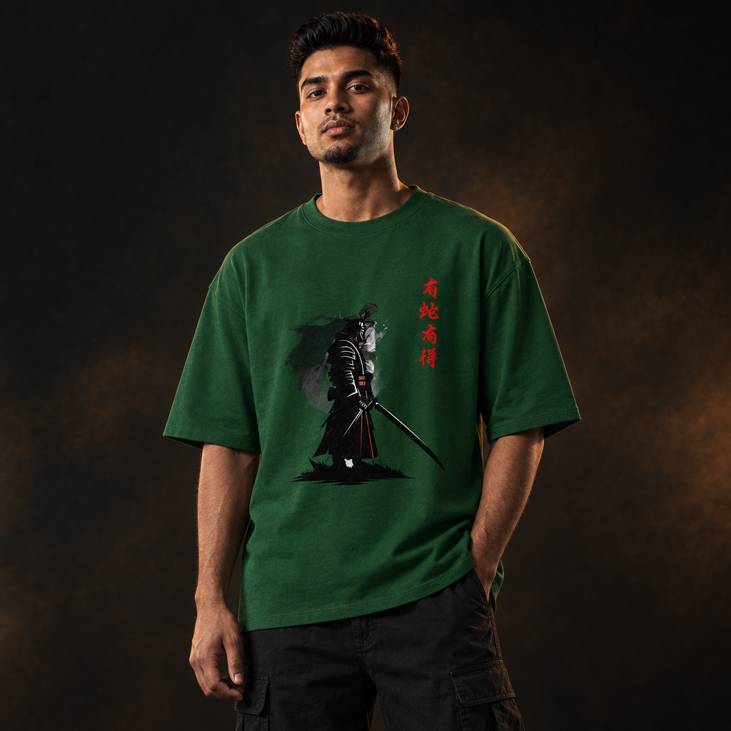 Samurai Bottle Green model preview