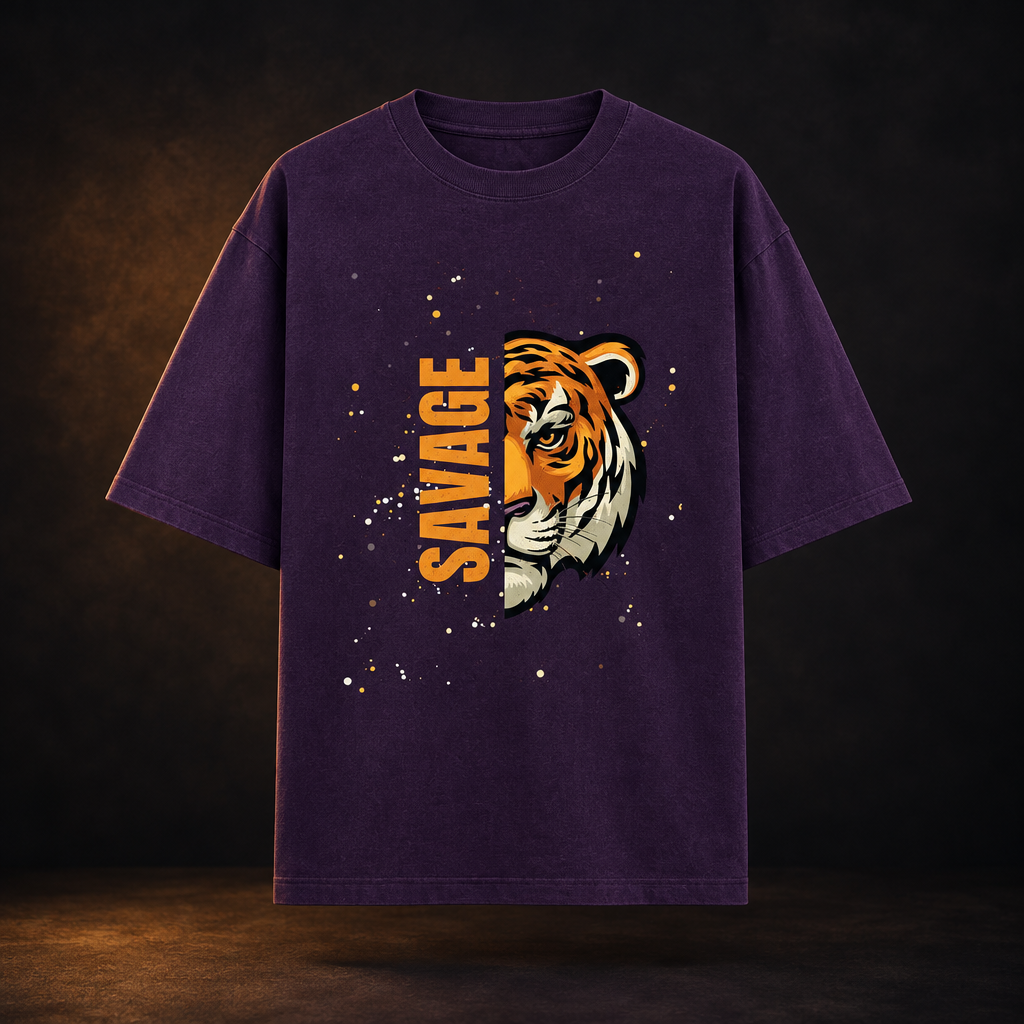 Savage Tiger Purple design-first preview
