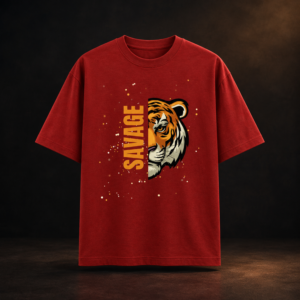 Savage Tiger Red design-first preview