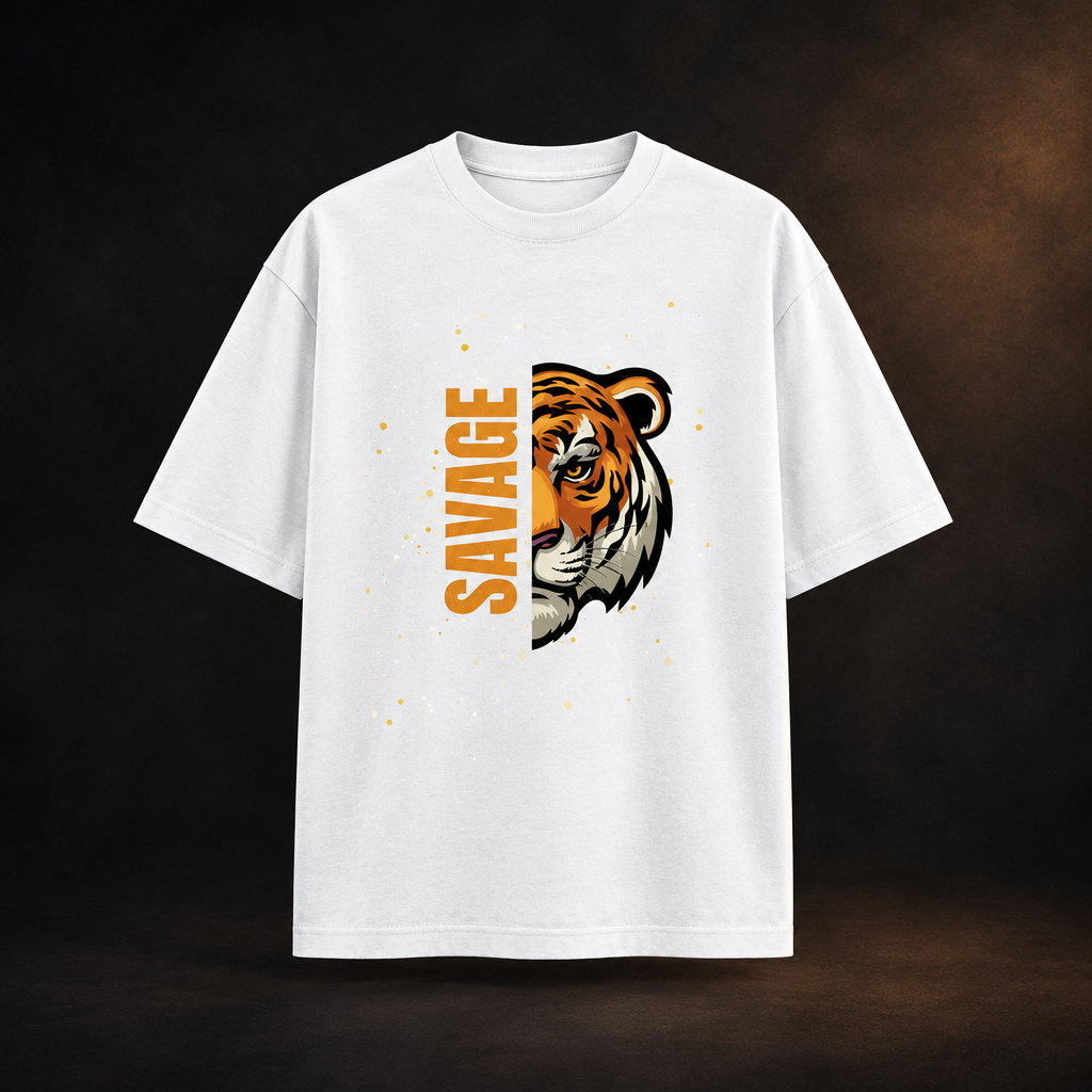 Savage Tiger White design-first preview