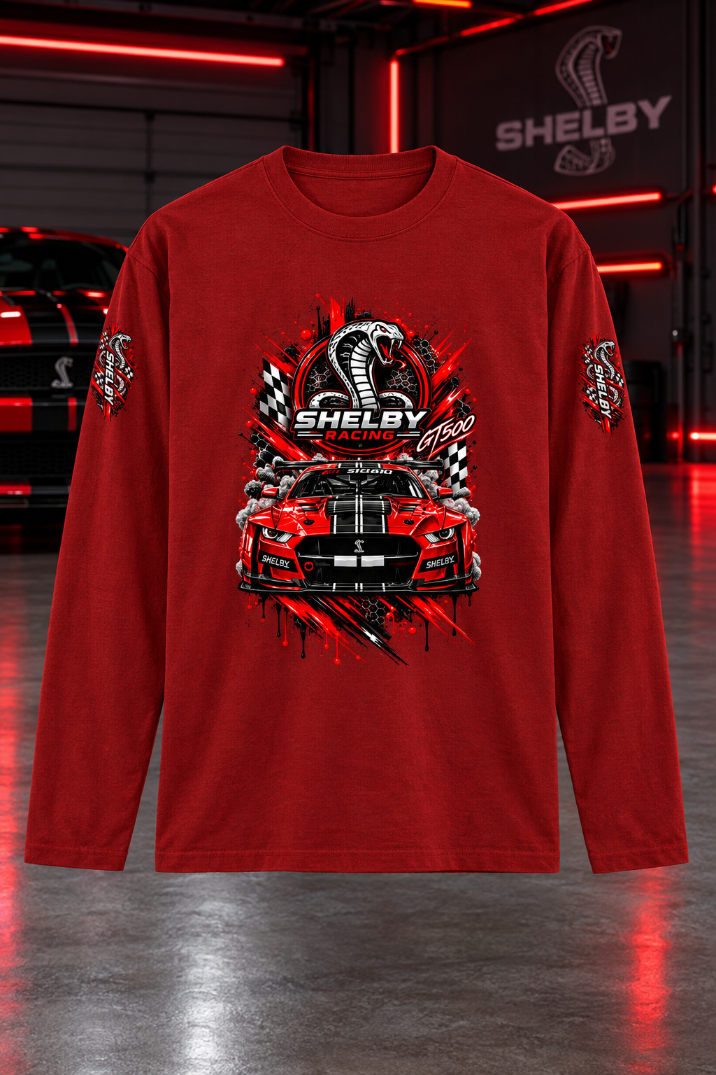 Shelby Red mockup
