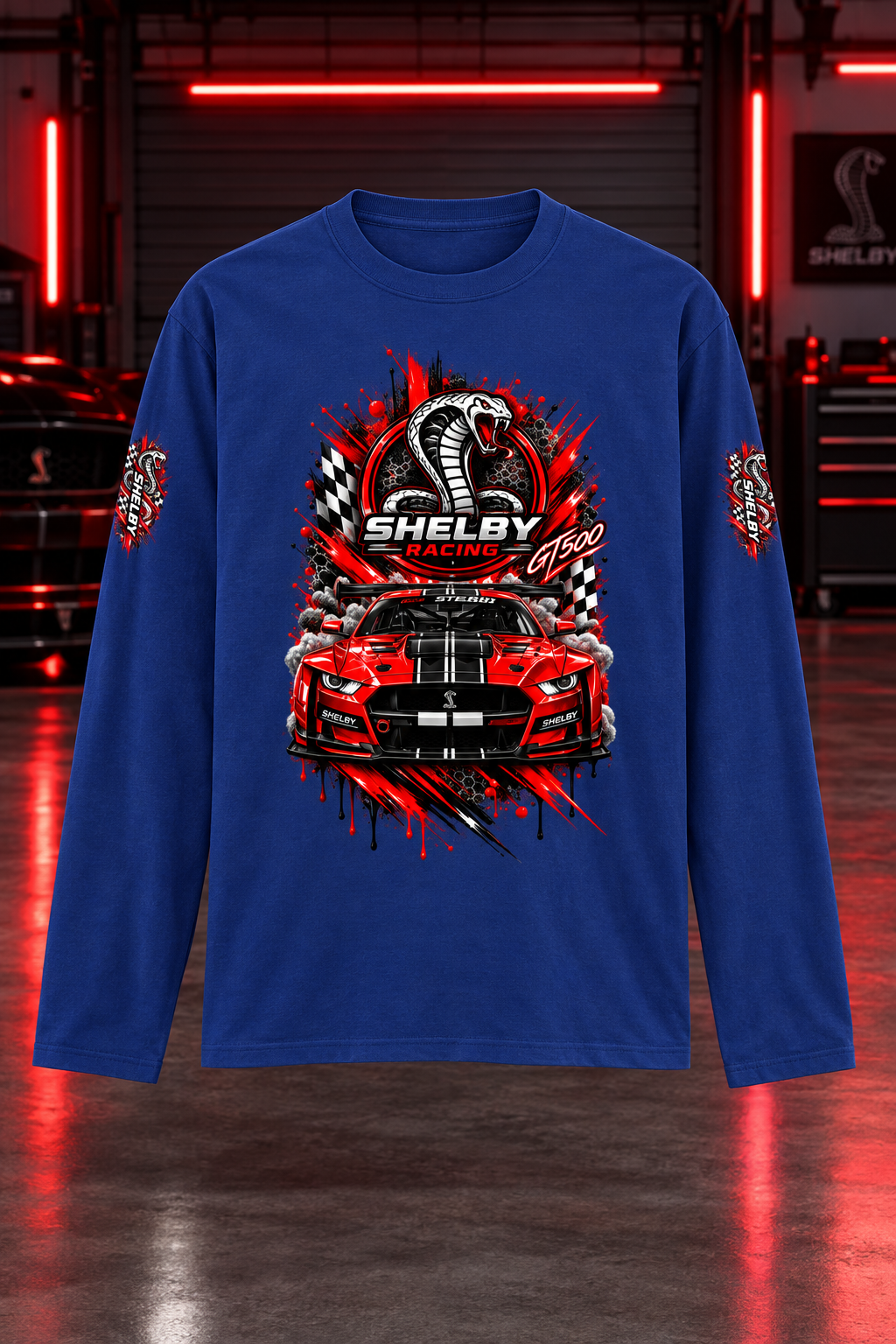 Shelby Royal Blue mockup