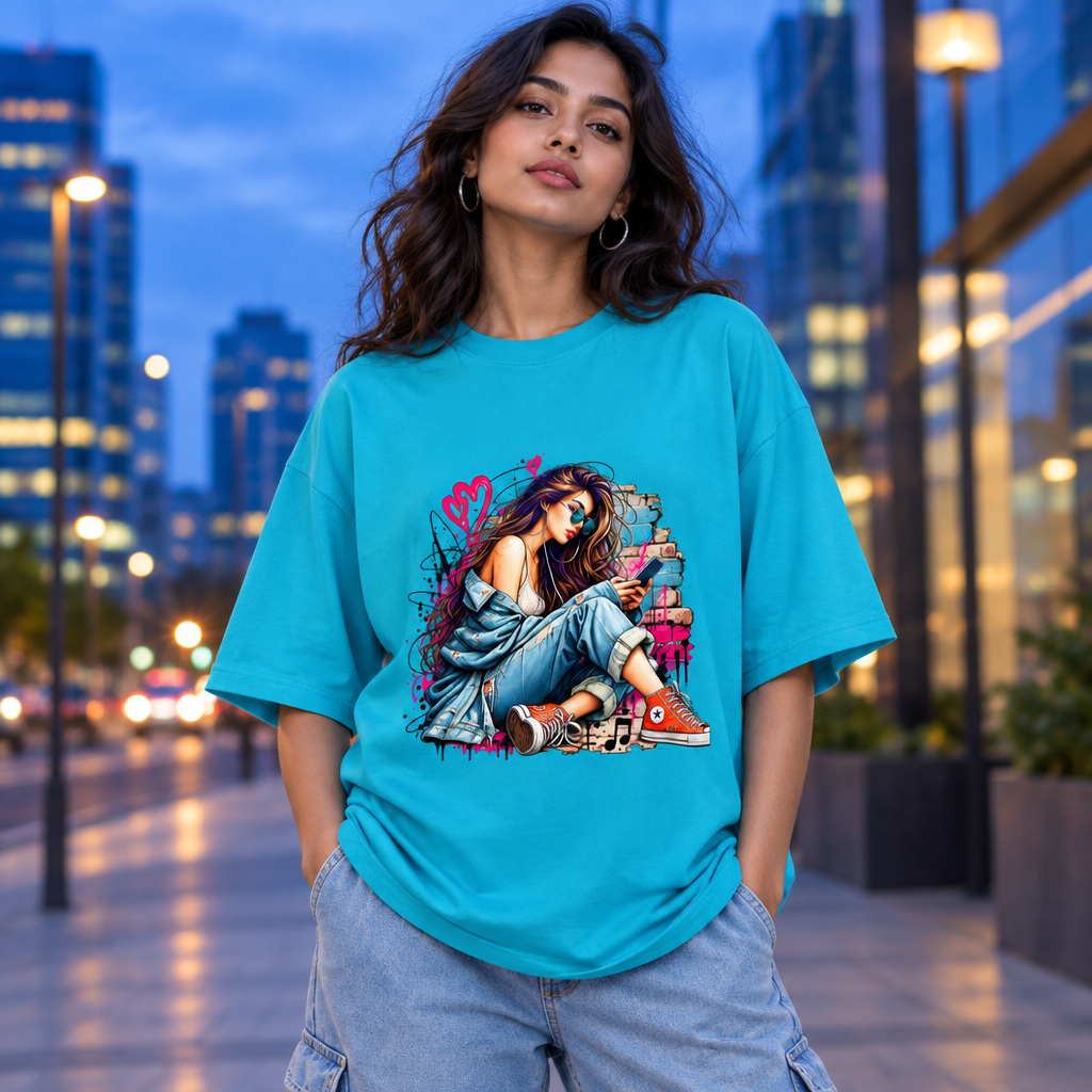 SkyBlue adult Indian female model