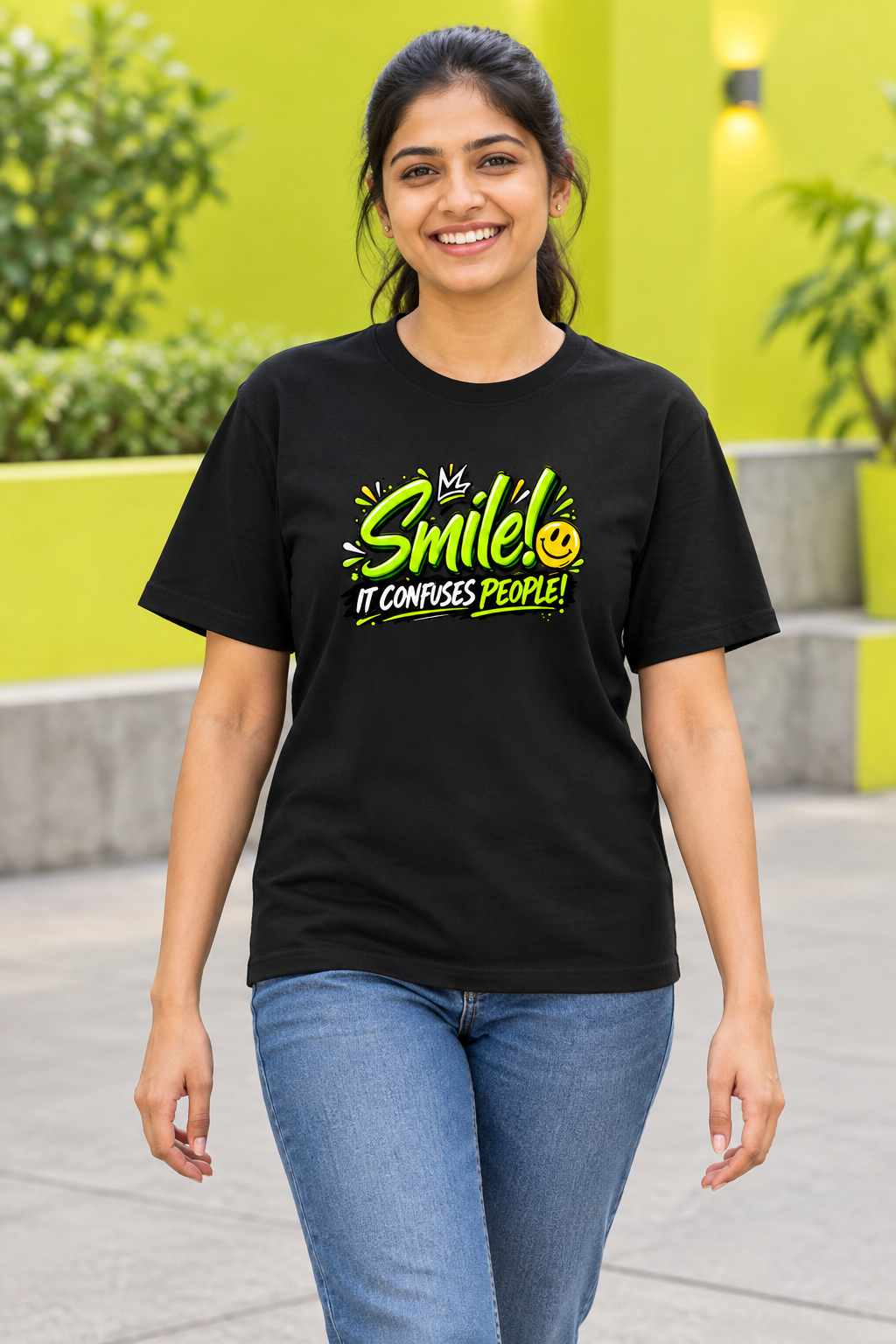 Smile Black female model