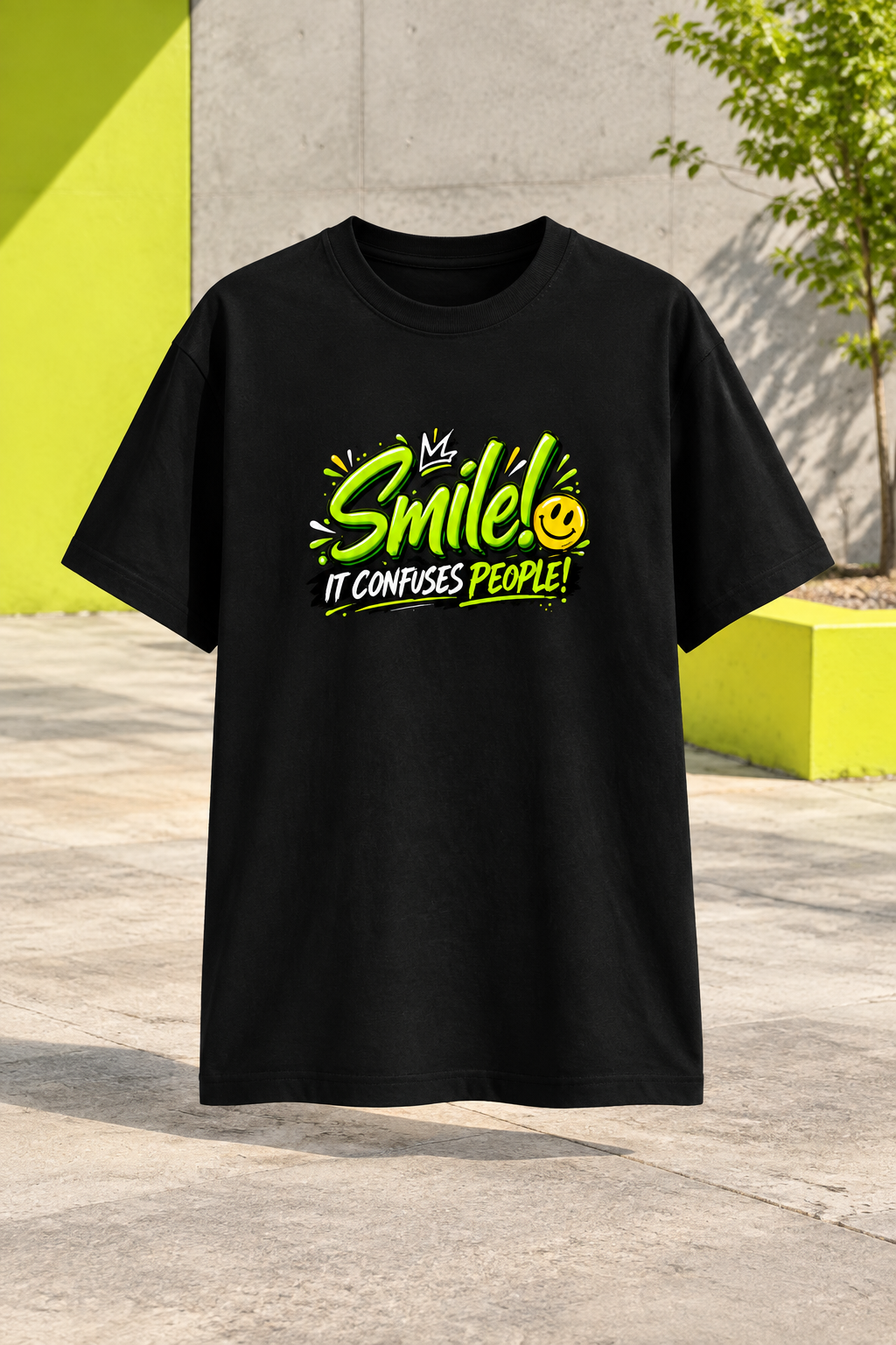 Smile Black mockup
