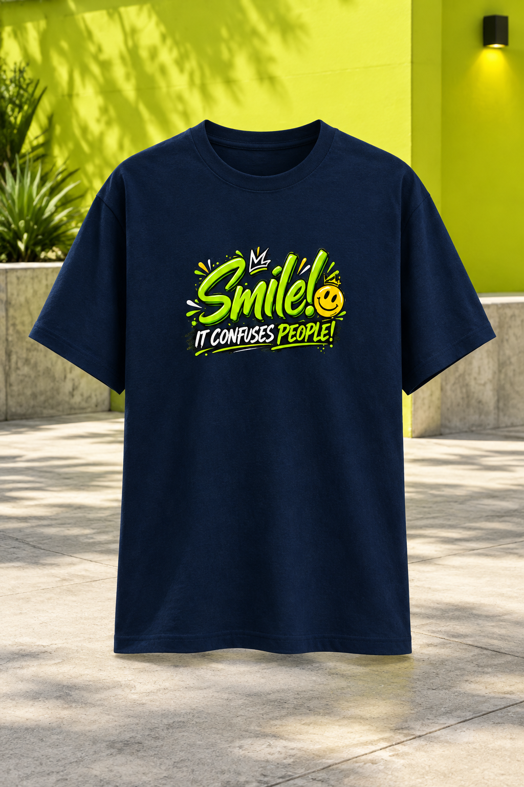 Smile Navy Blue mockup