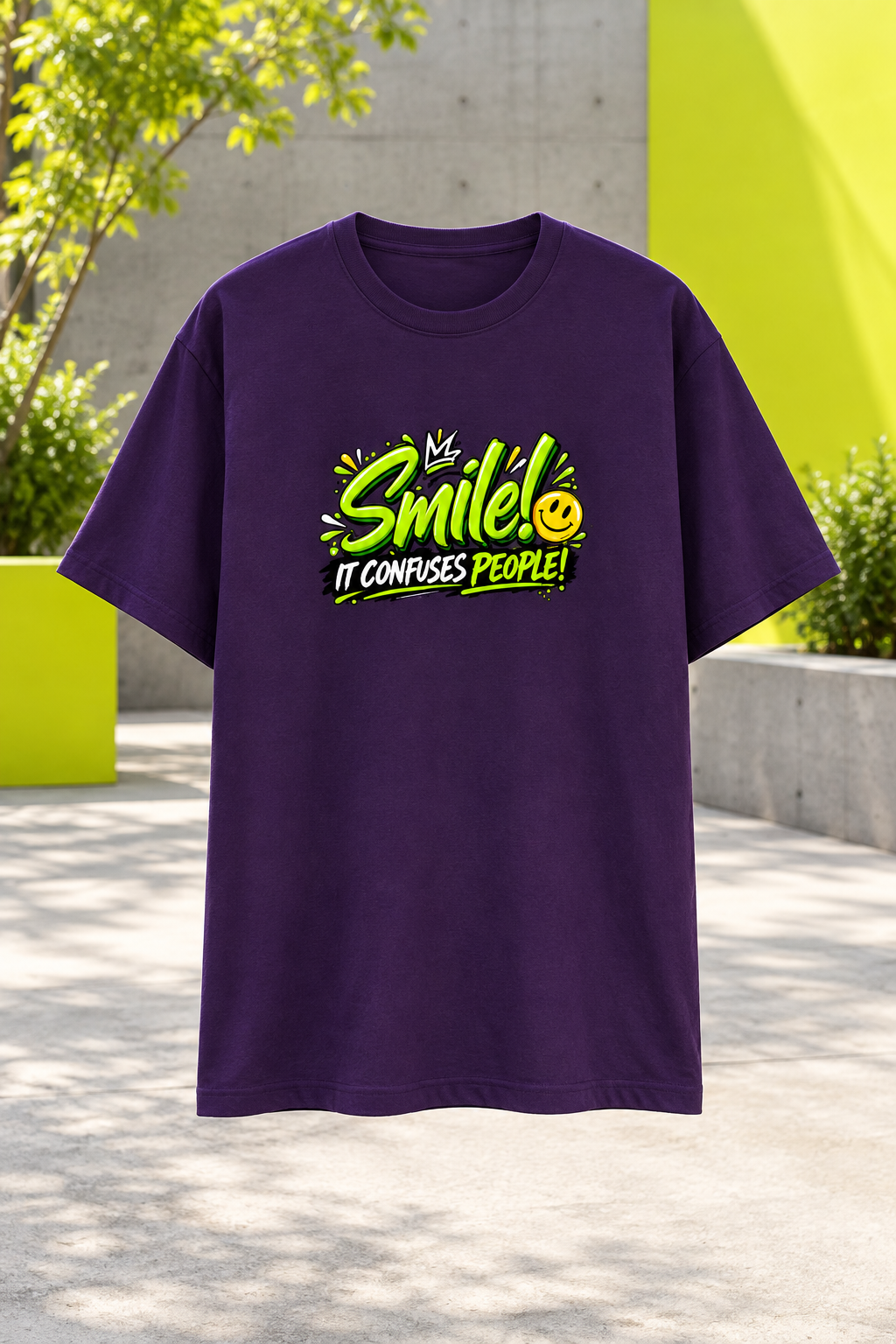 Smile Purple mockup