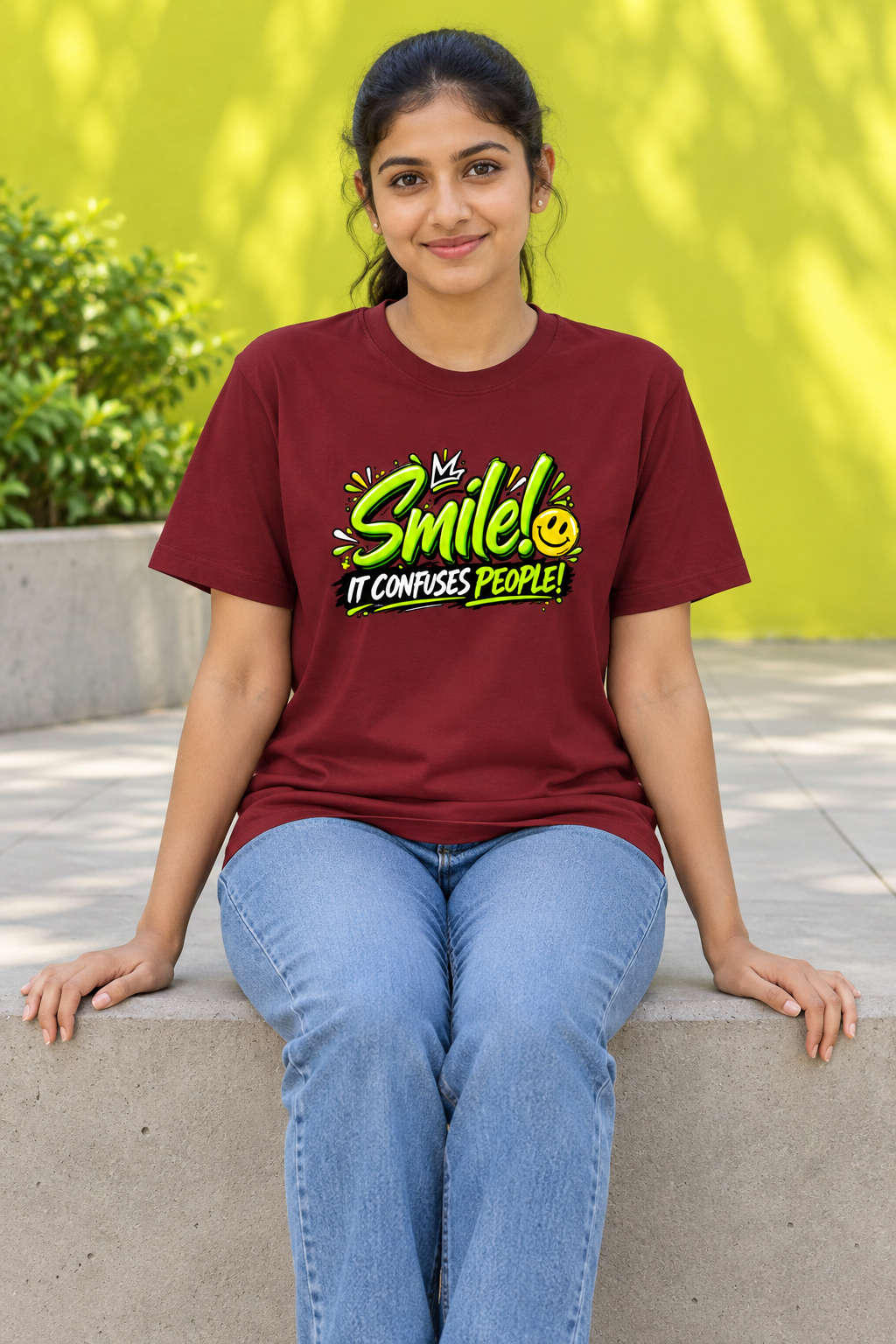 Smile Red female model