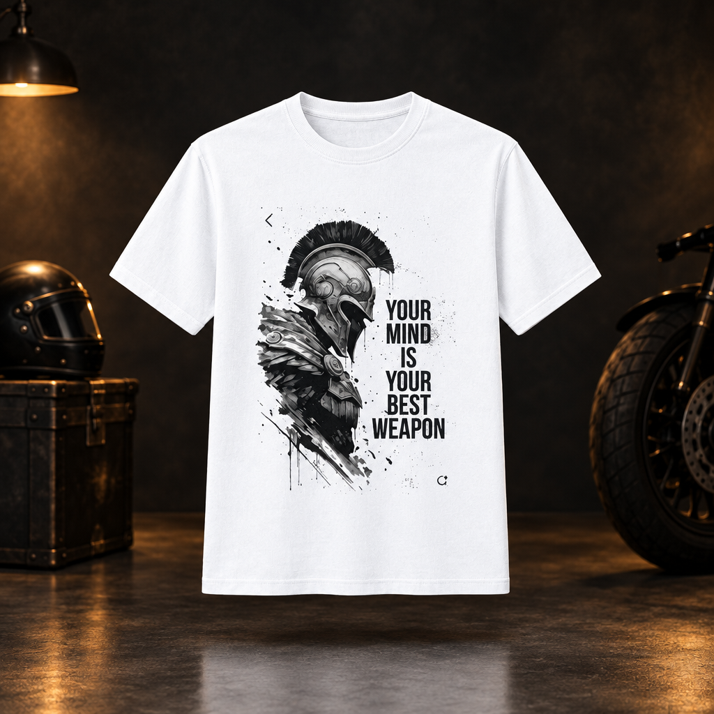The Helmet Quote White design-first preview