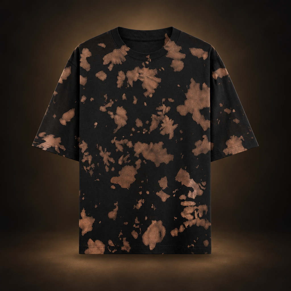Tie Dye Brown Black design-first preview
