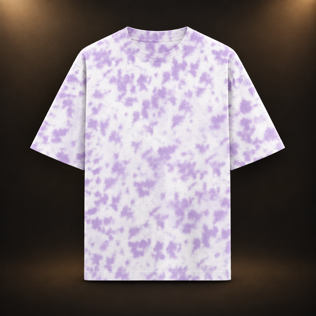 Tie Dye White Lavender design-first preview
