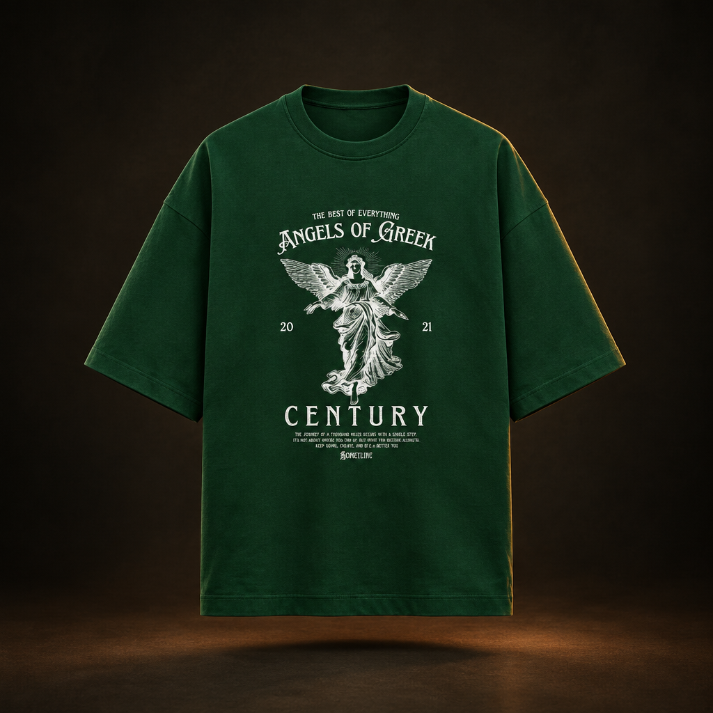 Vintage Angel Bottle Green design-first preview