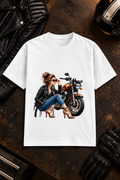 White biker design