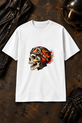 White biker design